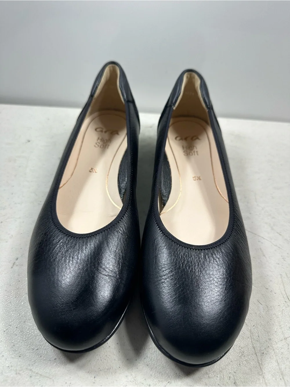 Ara Women Black Flats US 5,5 New